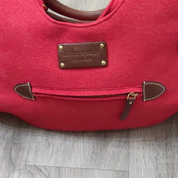 Kate Spade Red Wool Handbag - Picture 3 of 10